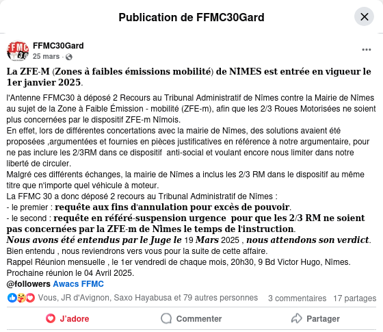 Screenshot 2025 05 15 at 21 30 33 2 FFMC30Gard 𝐋𝐚 𝐙𝐅𝐄 𝐌 𝐙𝐨𝐧𝐞𝐬 𝐚̀ 𝐟𝐚𝐢𝐛𝐥𝐞𝐬 𝐞́𝐦𝐢𝐬𝐬𝐢𝐨𝐧𝐬 𝐦𝐨𝐛𝐢𝐥𝐢𝐭𝐞́ 𝐝𝐞 Facebook