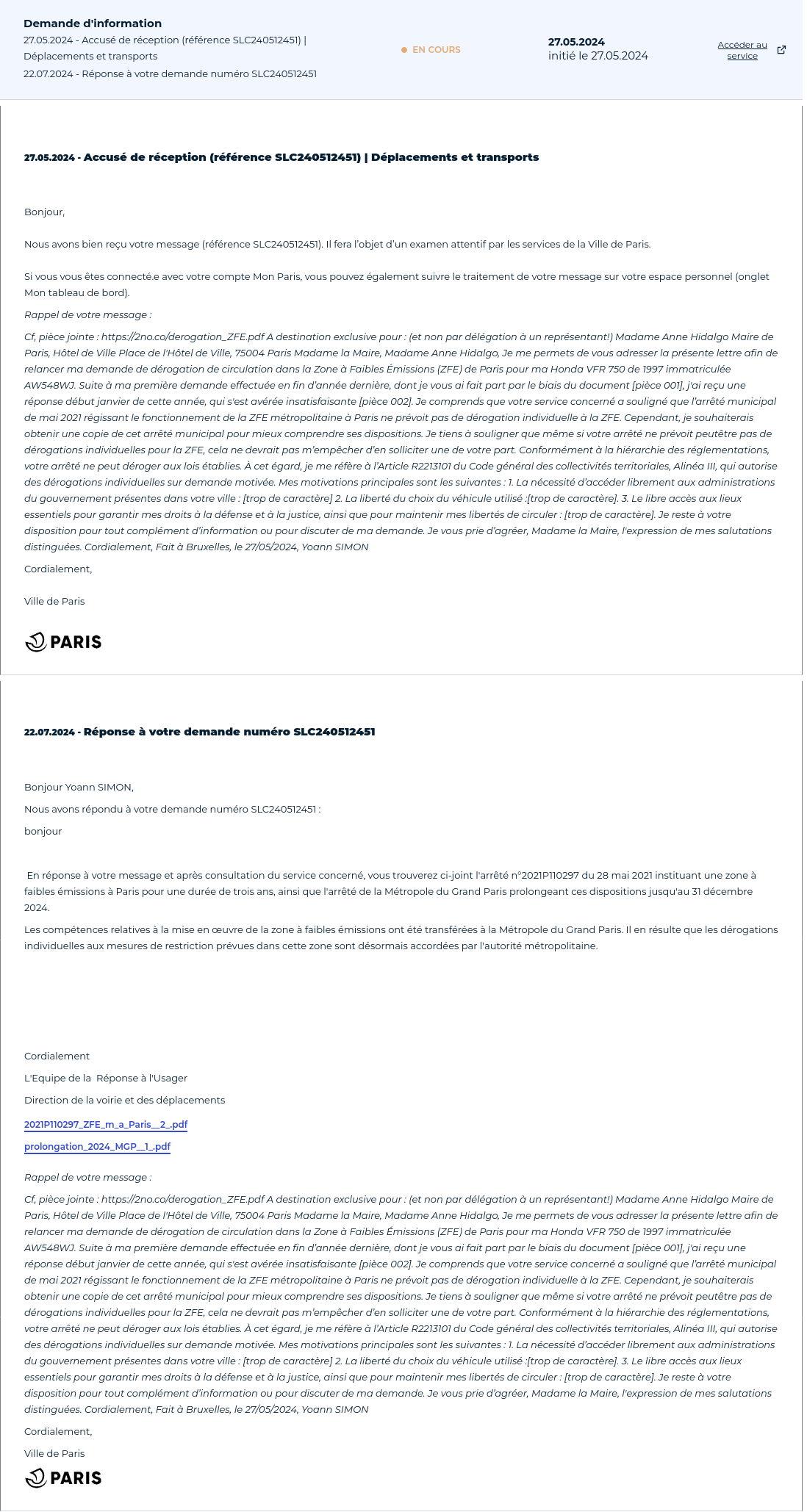 Screenshot 2025 05 28 at 12 31 13 Mon Paris Mon tableau de bord Bienvenue dans votre espace Mon Paris 